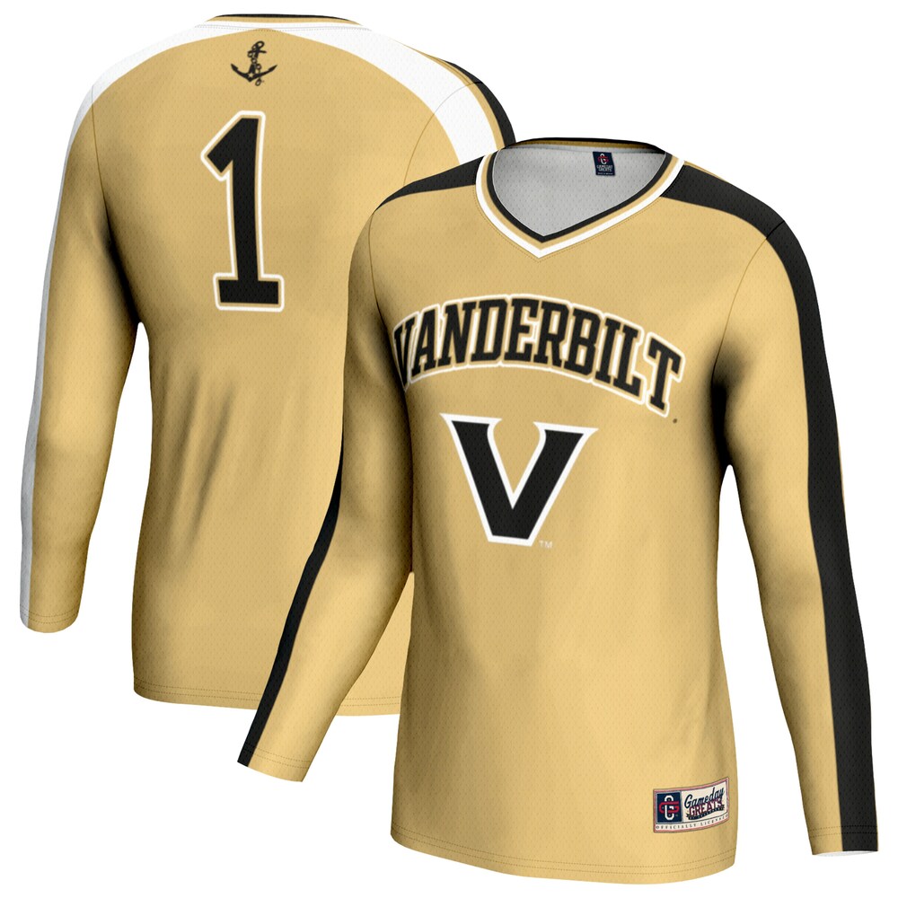 Vanderbilt Commodores Lightweight Gameday Greats Gold Football Jersey product image