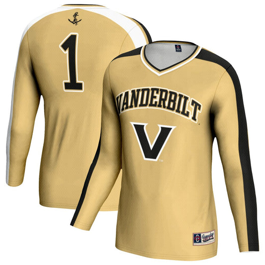 Vanderbilt Commodores Lightweight Gameday Greats Gold Football Jersey product image