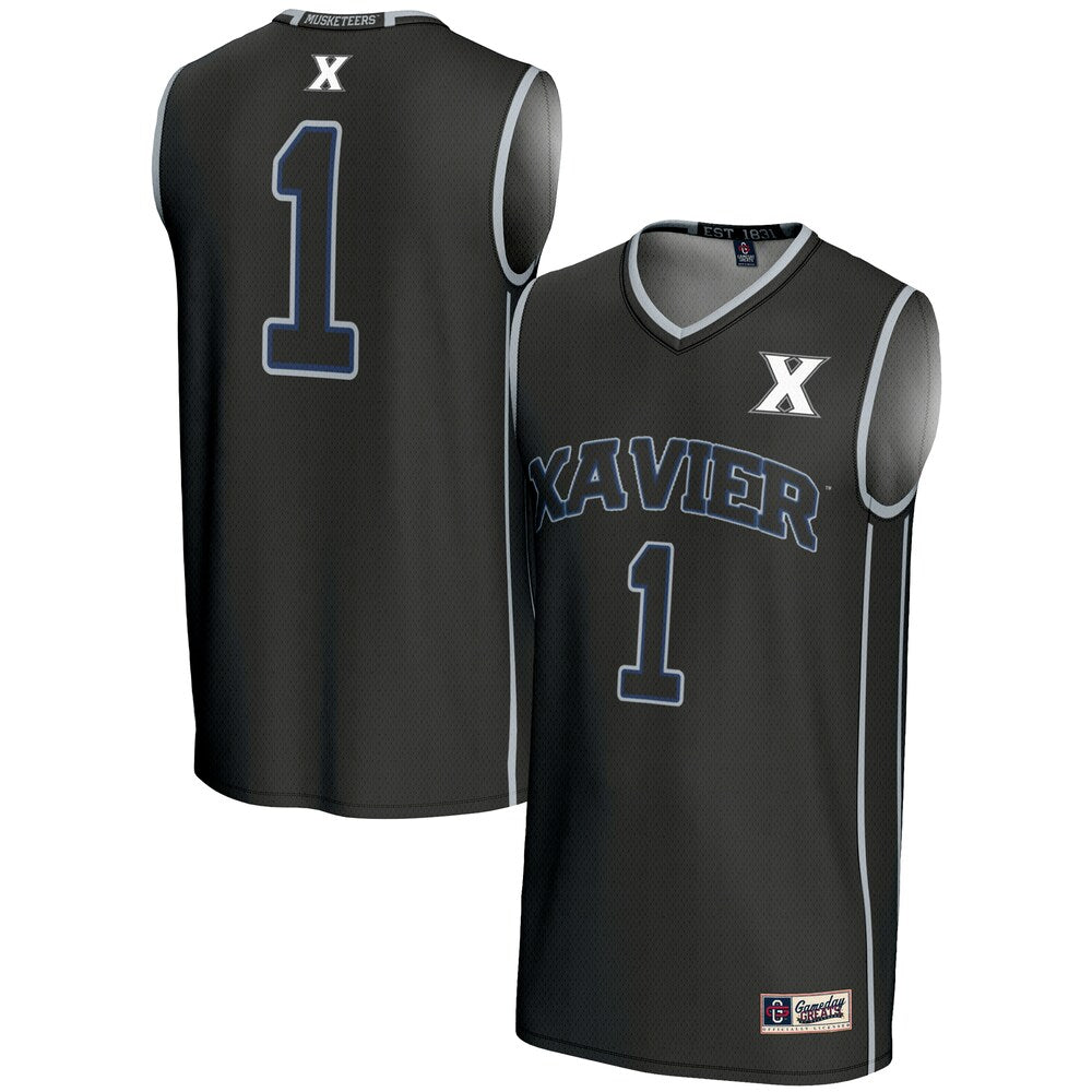 Xavier Musketeers Lightweight Gameday Greats Black Basketball Jersey product image