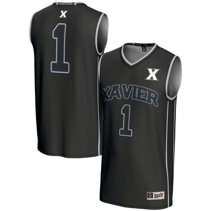 Xavier Musketeers Lightweight Gameday Greats Black Basketball Jersey product image