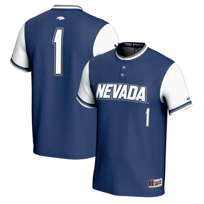 Nevada Wolf Pack Lightweight Gameday Greats Navy Football Jersey product image