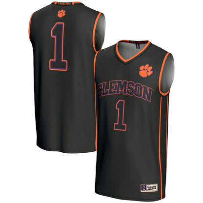 Clemson Tigers Lightweight Gameday Greats Black Basketball Jersey product image