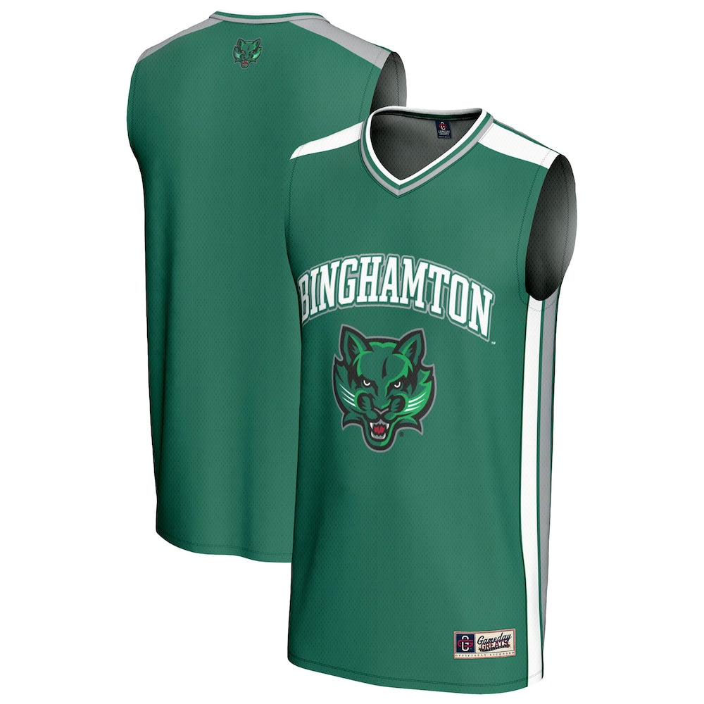 Binghamton Bearcats Gameday Greats Green Basketball Jersey product image