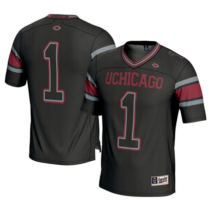 Uchicago Maroons Gameday Greats Black Football Jersey product image