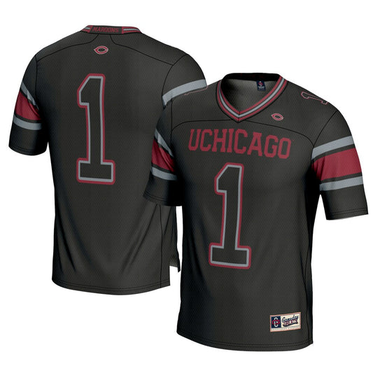 Uchicago Maroons Gameday Greats Black Football Jersey product image