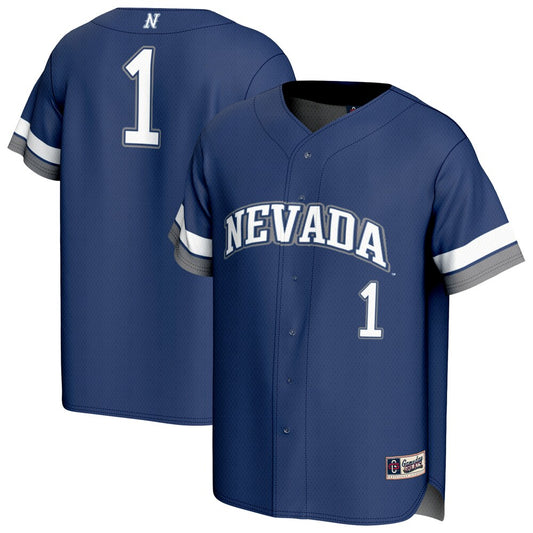 Nevada Wolf Pack Lightweight Gameday Greats Navy Baseball Jersey product image