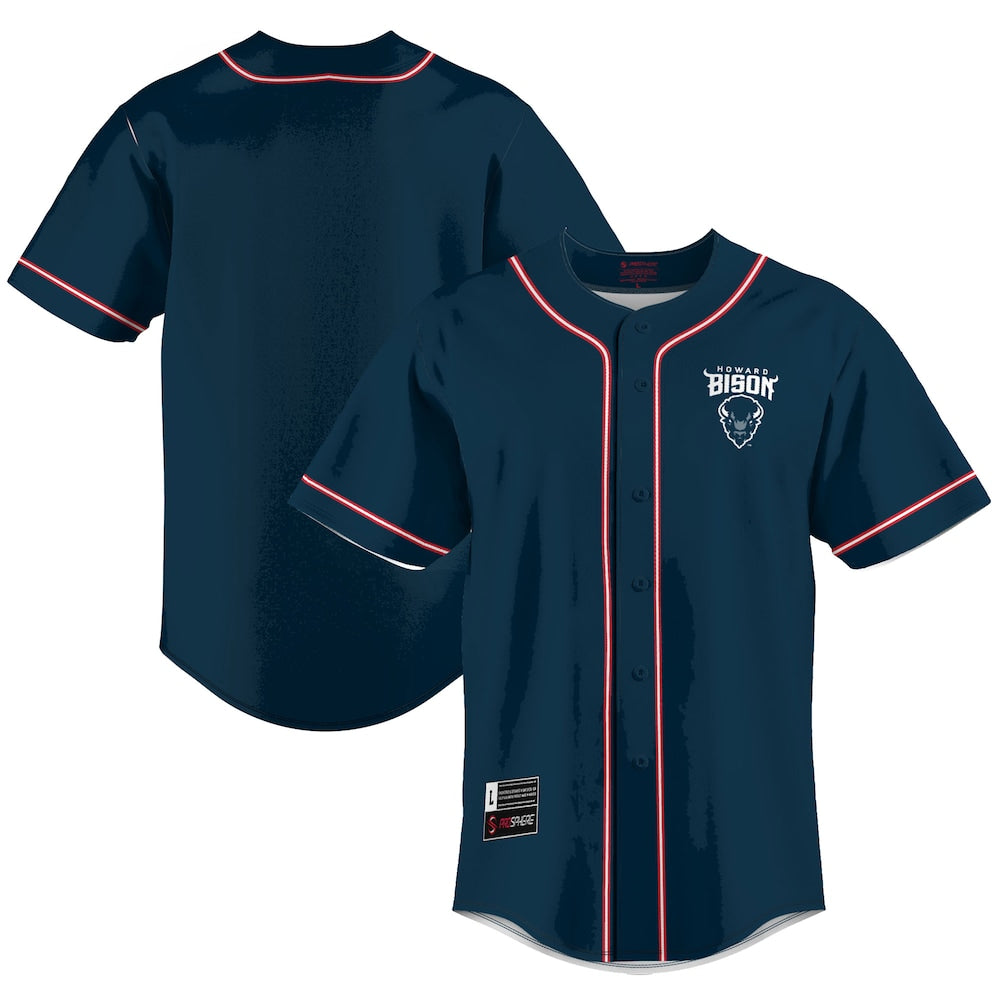 Howard Bison Lightweight Gameday Greats Blue Baseball Jersey product image