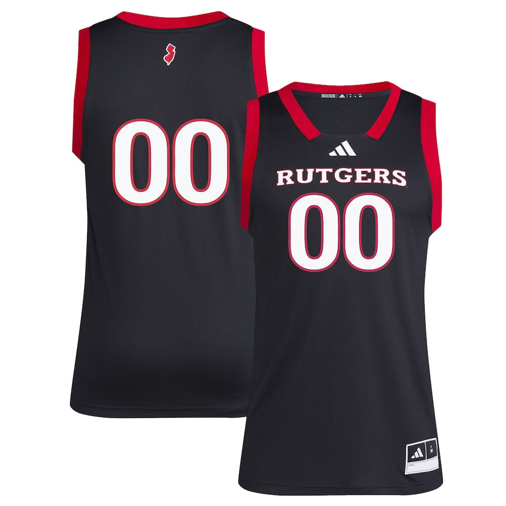 Rutgers Scarlet Knights #1 Swingman Replica Scarlet Football Jersey product image
