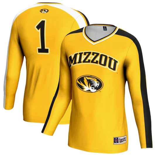 Missouri Tigers Lightweight Gameday Greats Gold Football Jersey product image
