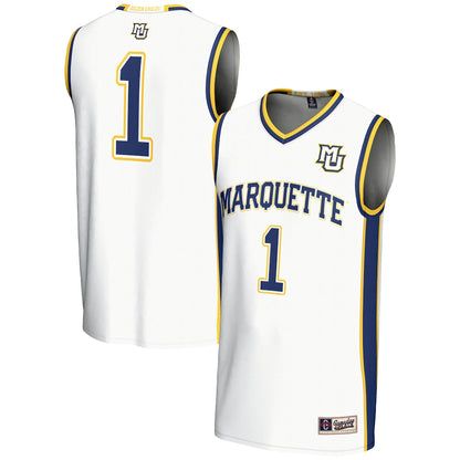 Marquette Golden Eagles Lightweight Gameday Greats White Basketball Jersey product image