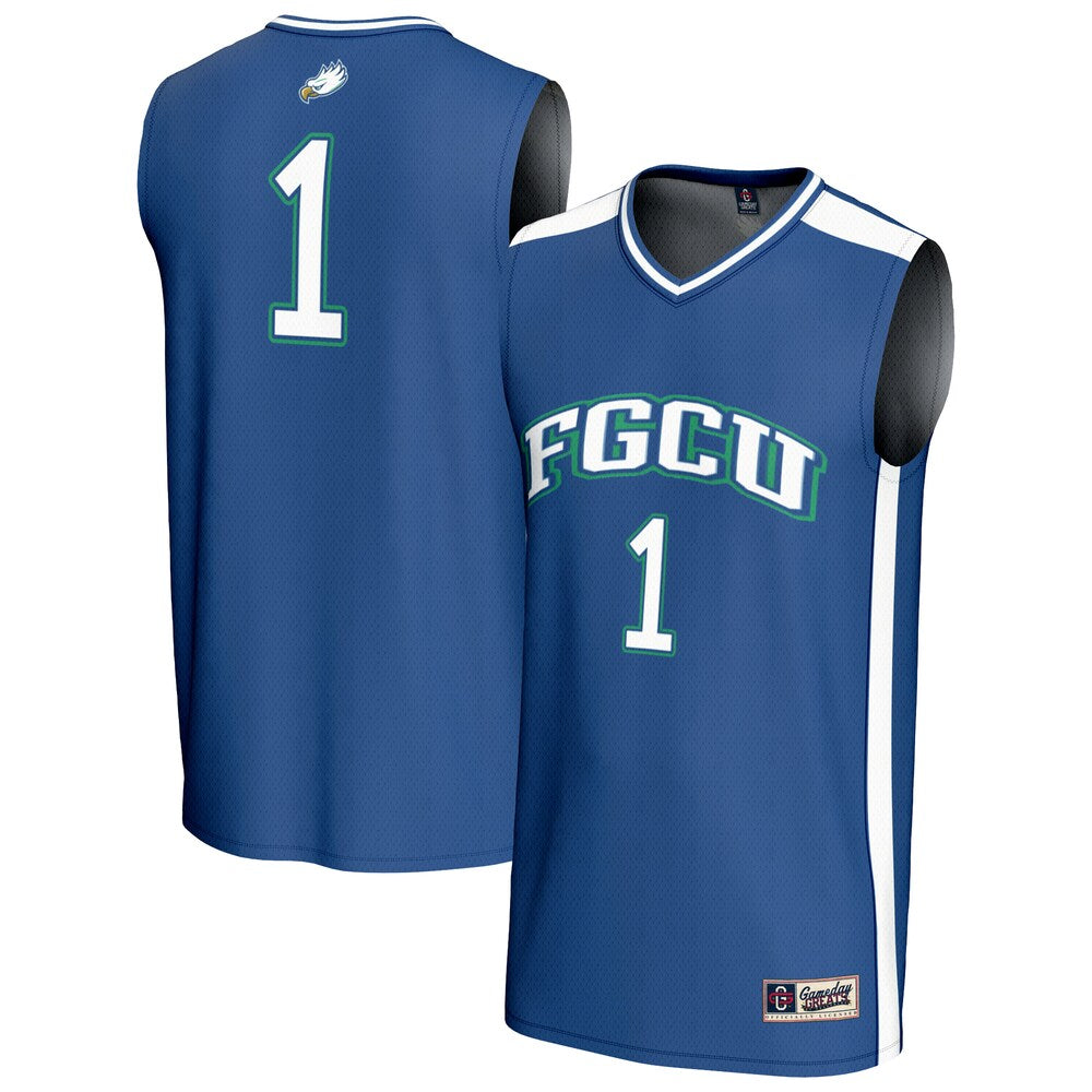 Florida Gulf Coast Eagles Lightweight Gameday Greats Blue Basketball Jersey product image