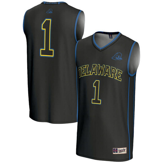 Delaware Lightweight Gameday Greats Black Basketball Jersey product image