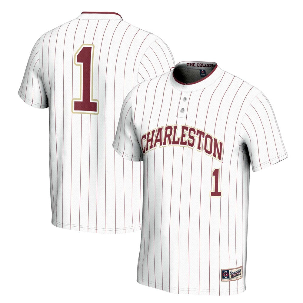 Charleston Cougars Lightweight Gameday Greats White Football Jersey product image