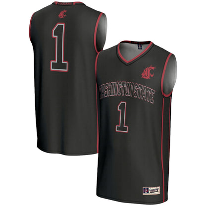 Washington State Cougars Lightweight Gameday Greats Black Basketball Jersey product image