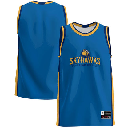 Fort Lewis College Skyhawks Lightweight Gameday Greats Blue Basketball Jersey product image