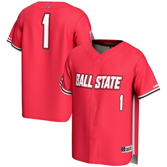 Ball State Cardinals Lightweight Gameday Greats Cardinal Baseball Jersey product image