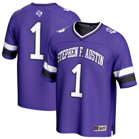 Stephen F Austin Lumberjacks Lightweight Gameday Greats Purple Football Jersey product image