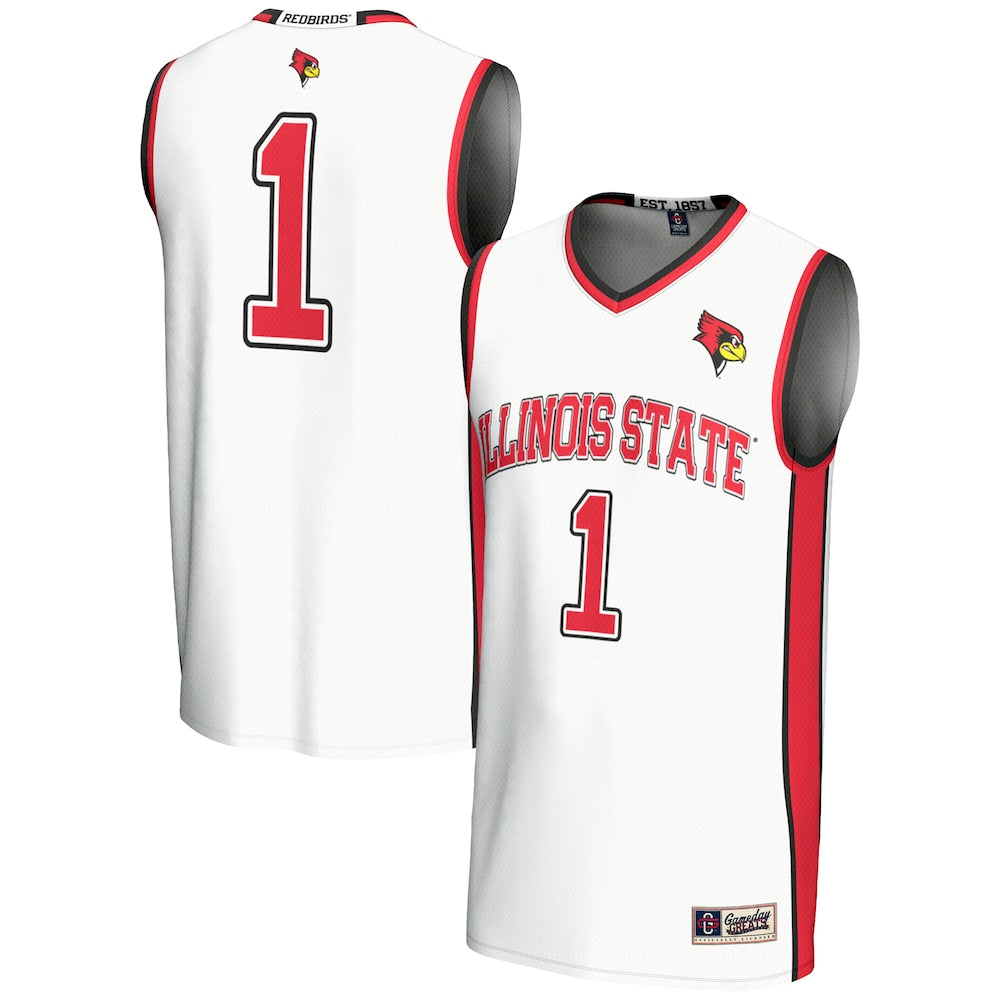 Illinois State Redbirds Lightweight Gameday Greats White Basketball Jersey product image