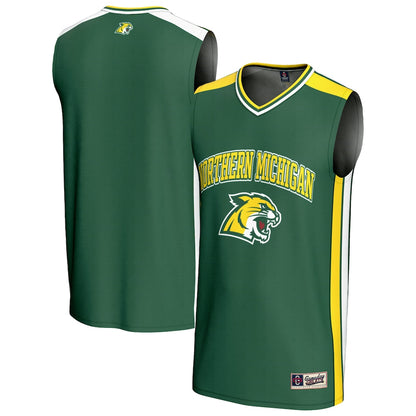 Northern Michigan Wildcats Gameday Greats Green Basketball Jersey product image
