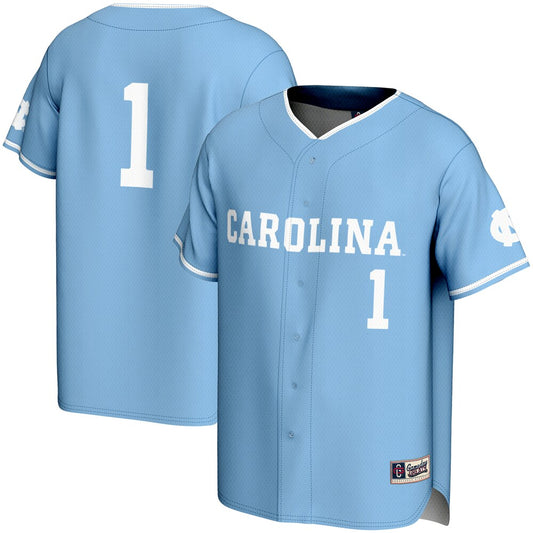 North Carolina Tar Heels Lightweight Gameday Greats Blue Baseball Jersey product image