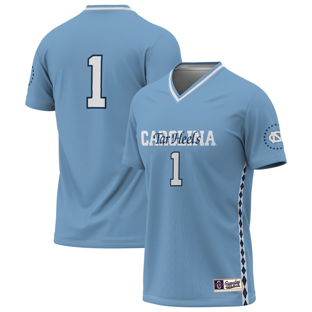 North Carolina Tar Heels 2024 Lightweight Gameday Greats Blue Soccer Jersey product image