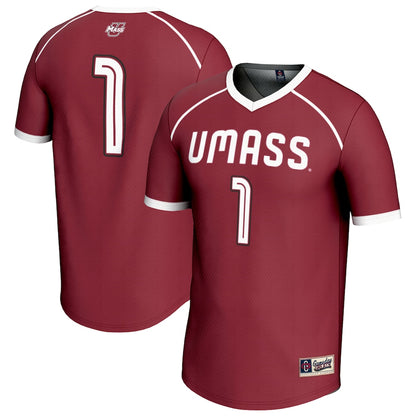 Umass Minutemen Lightweight Gameday Greats Maroon Football Jersey product image