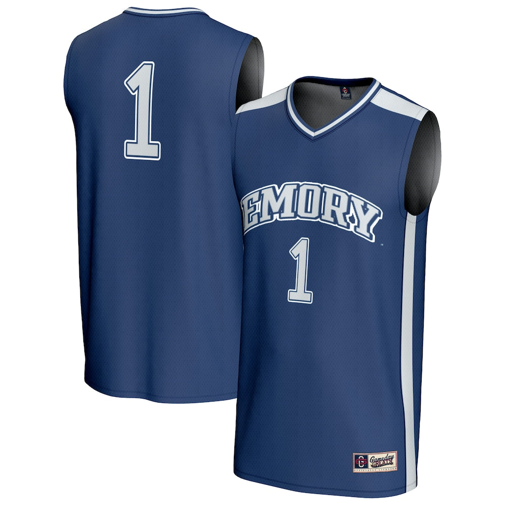 Emory Eagles Lightweight Gameday Greats Blue Basketball Jersey product image