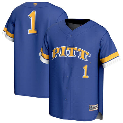 Pitt Panthers Lightweight Gameday Greats Royal Baseball Jersey product image