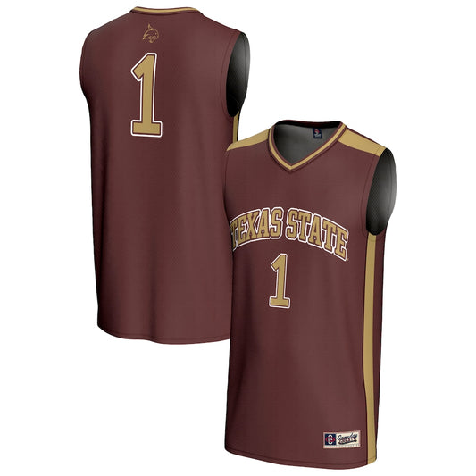 Texas State Bobcats Lightweight Gameday Greats Maroon Basketball Jersey product image