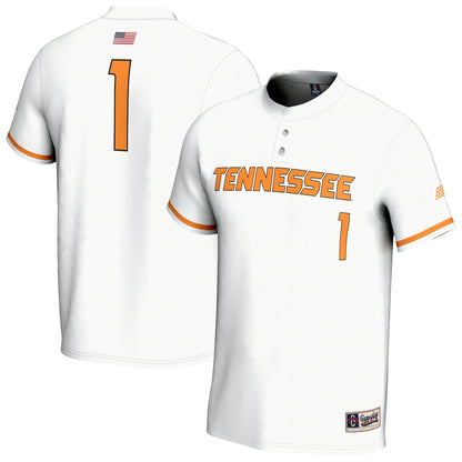 Tennessee Volunteers Lightweight Gameday Greats White Baseball Jersey product image