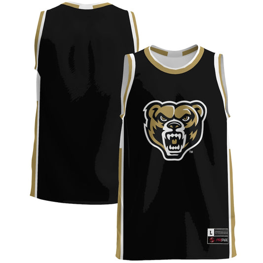 Oakland Golden Grizzlies Lightweight Gameday Greats Black Basketball Jersey product image