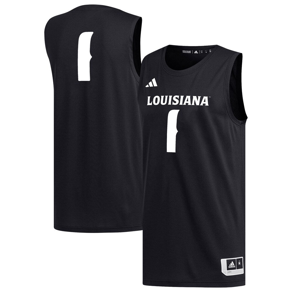 Louisiana Ragin' Cajuns #1 Replica Black Basketball Jersey product image