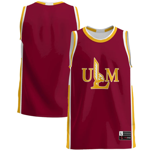 Ulm Warhawks Lightweight Gameday Greats Maroon Basketball Jersey product image