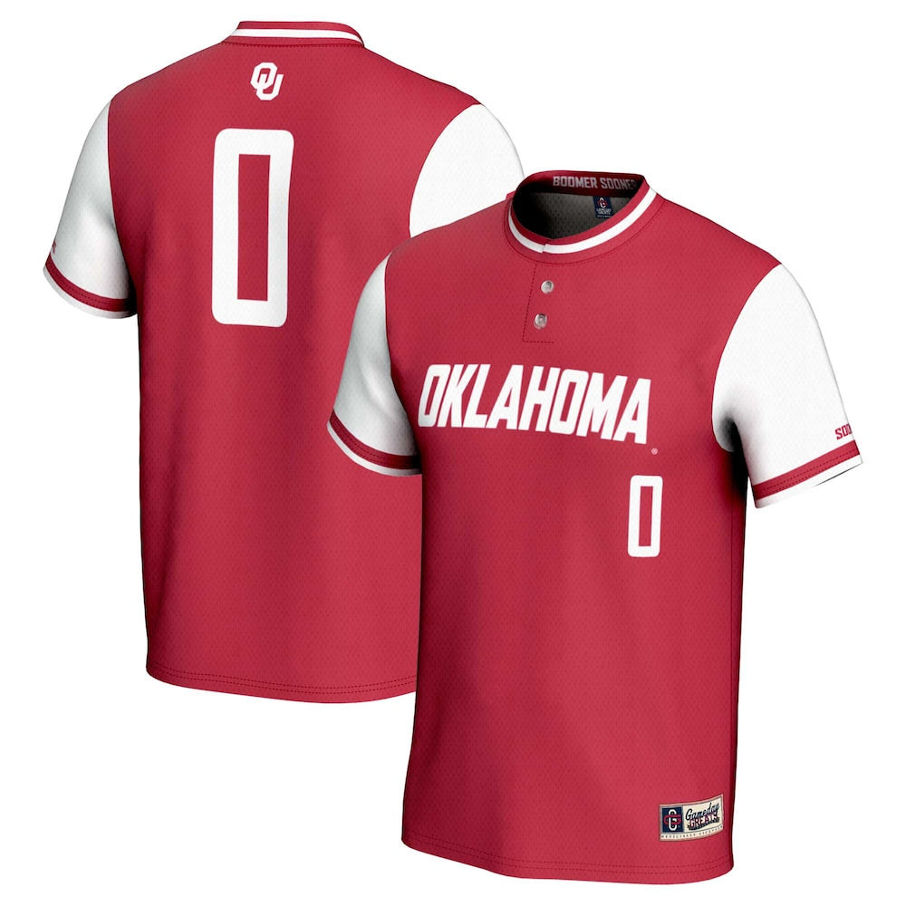 Oklahoma Sooners Lightweight Gameday Greats Crimson Football Jersey product image