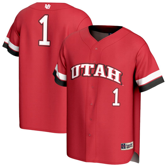 Utah Utes Lightweight Gameday Greats Red Baseball Jersey product image