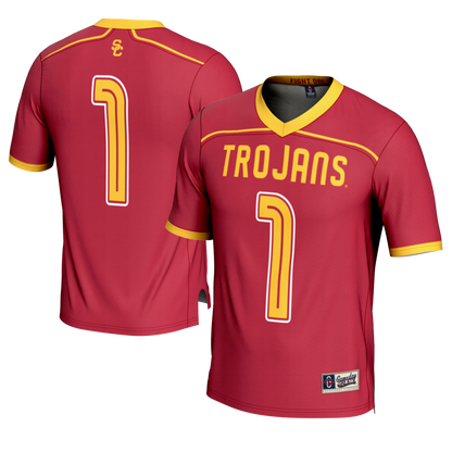 USC Trojans Lightweight Gameday Greats Cardinal Football Jersey product image