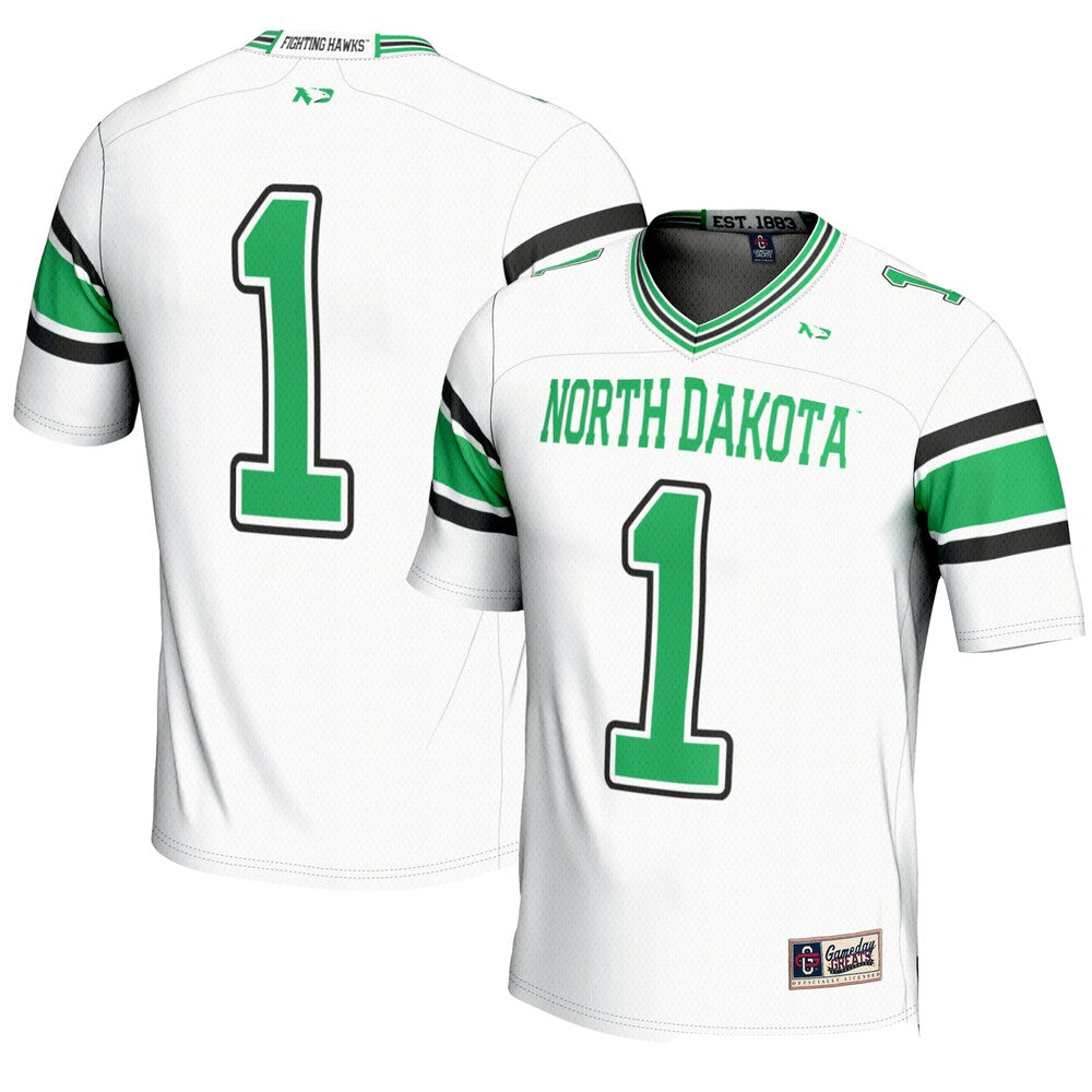 North Dakota Gameday Greats White Football Jersey product image