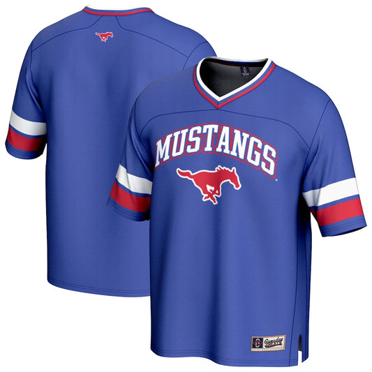 SMU Mustangs Gameday Greats Royal Football Jersey product image