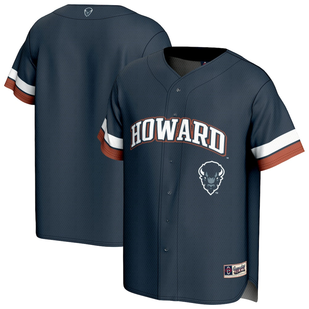 Howard Bison Gameday Greats Navy Baseball Jersey product image