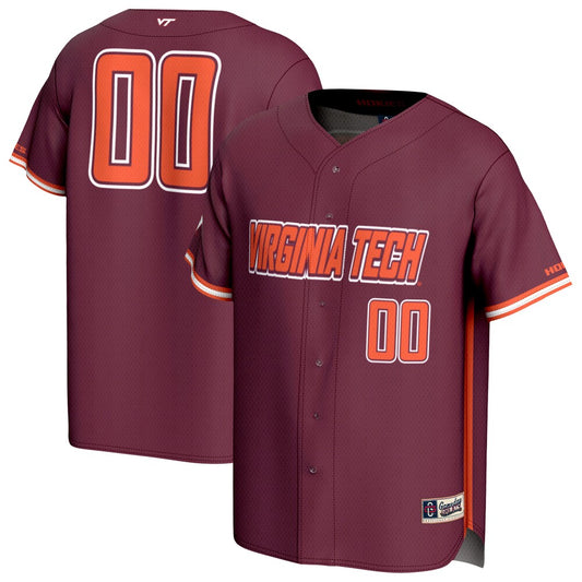 Virginia Tech Hokies Lightweight Gameday Greats Maroon Baseball Jersey product image