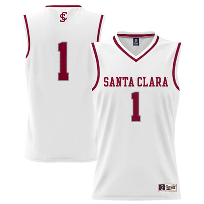 Santa Clara Broncos Lightweight Gameday Greats White Basketball Jersey product image