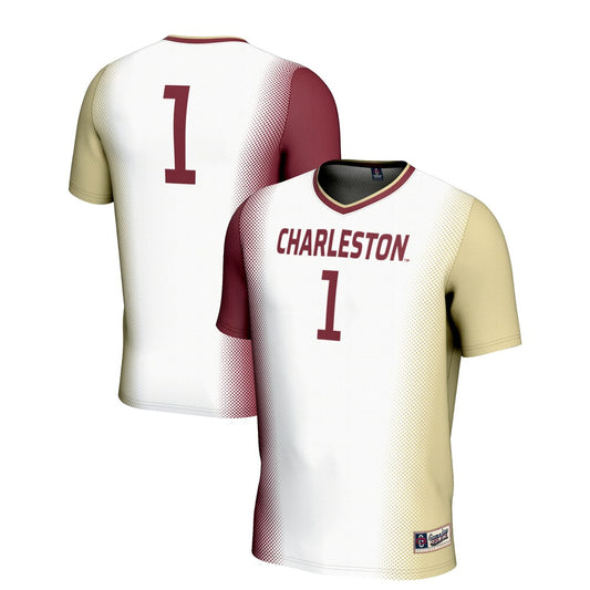 Charleston Cougars Lightweight Gameday Greats White Soccer Jersey product image