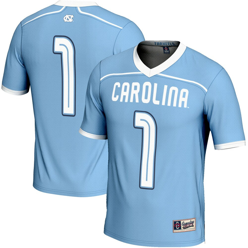 North Carolina Tar Heels Lightweight Gameday Greats Blue Football Jersey product image