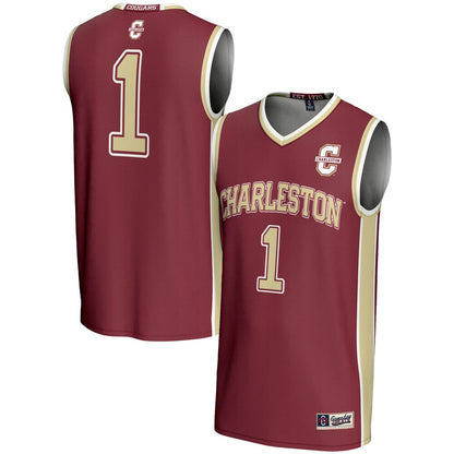 Charleston Cougars Gameday Greats Maroon Basketball Jersey product image