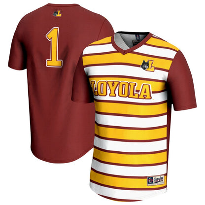 Loyola Chicago Ramblers Lightweight Gameday Greats Maroon Soccer Jersey product image