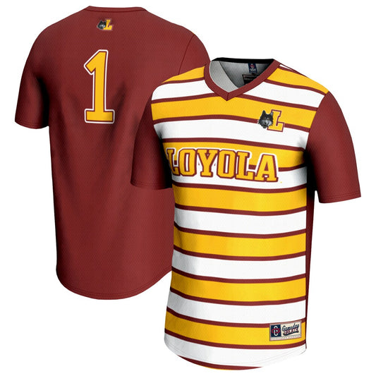 Loyola Chicago Ramblers Lightweight Gameday Greats Maroon Soccer Jersey product image