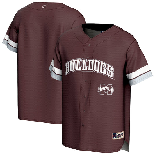 Mississippi State Bulldogs Gameday Greats Maroon Baseball Jersey product image