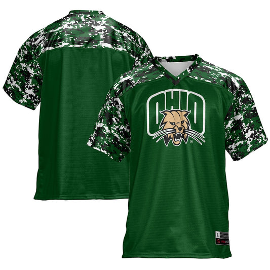 Ohio Bobcats Gameday Greats Green Football Jersey product image