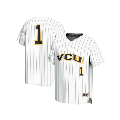 Vcu Rams Lightweight Gameday Greats White Baseball Jersey product image