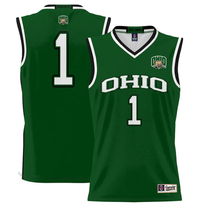 Ohio Bobcats Lightweight Gameday Greats Green Basketball Jersey product image